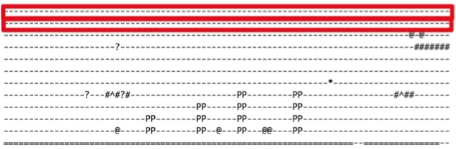 kurang pola jika dilihat baris demi baris