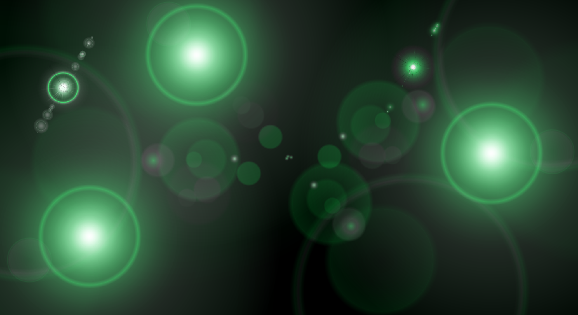 green desktop wallpaper