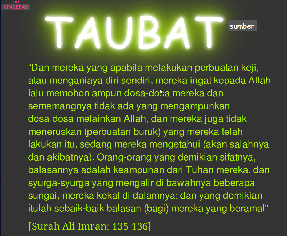Taubat (persembahan)